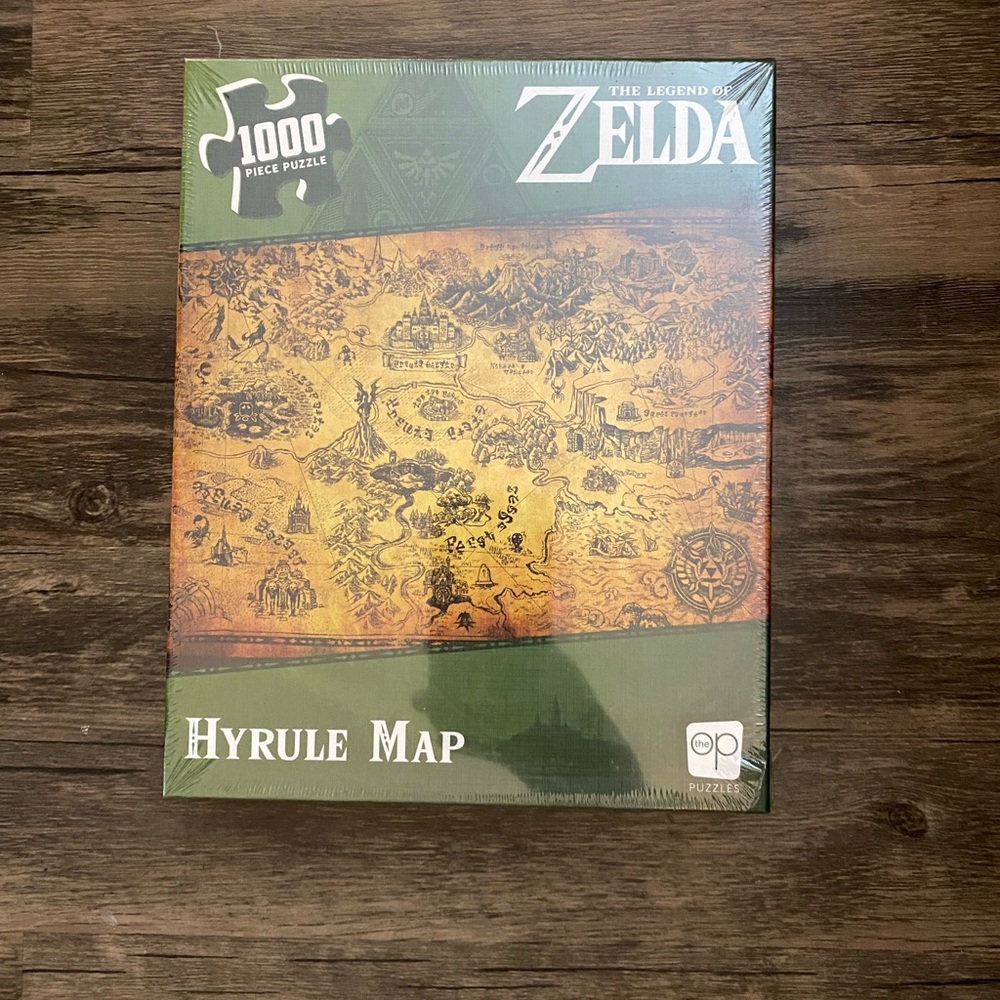 The Legend of Zelda Hyrule Map 1,000-Piece Puzzle by opoly